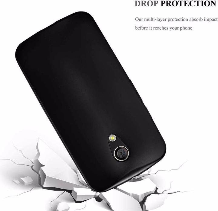 Image du produit Cadorabo Couverture métallique mate TPU (Motorola Moto G2 (2nd Gen))