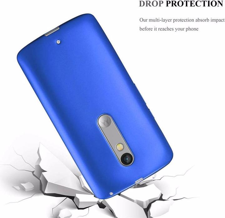 Image du produit Cadorabo Couverture métallique mate TPU (Motorola Moto X Play)