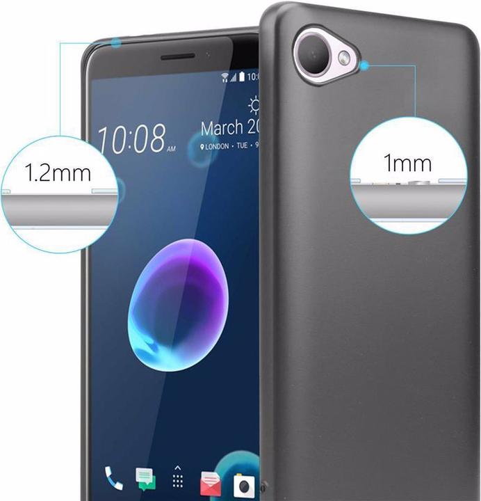 Productafbeelding Cadorabo TPU matte metalen hoes (HTC Desire 12)