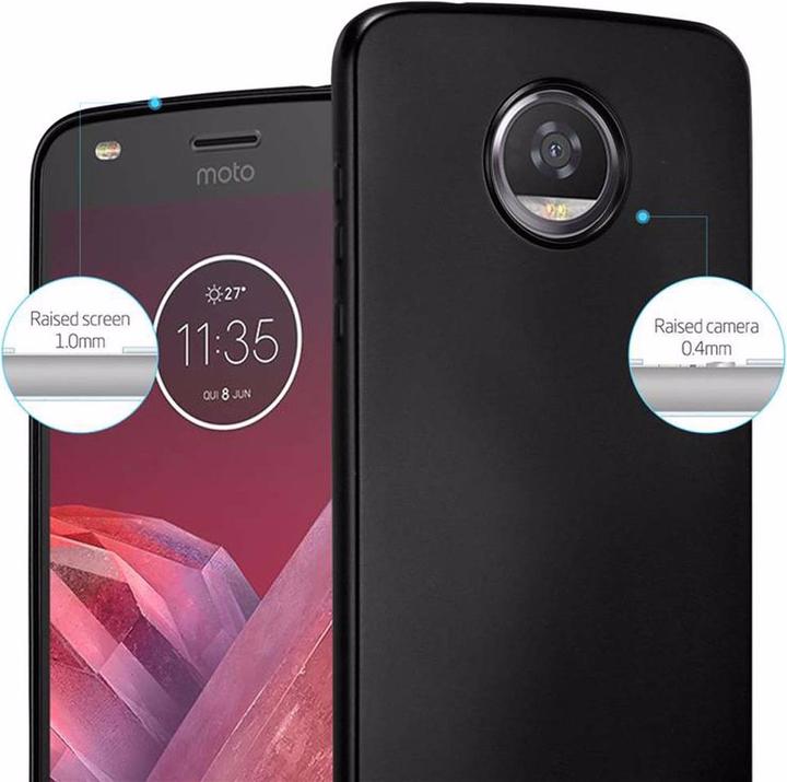 Image du produit Cadorabo Couverture métallique mate TPU (Motorola Moto Z2 Force, Motorola Moto Z2 Play)
