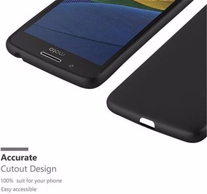 Productafbeelding Cadorabo TPU matte metalen hoes (Motorola Moto G5)