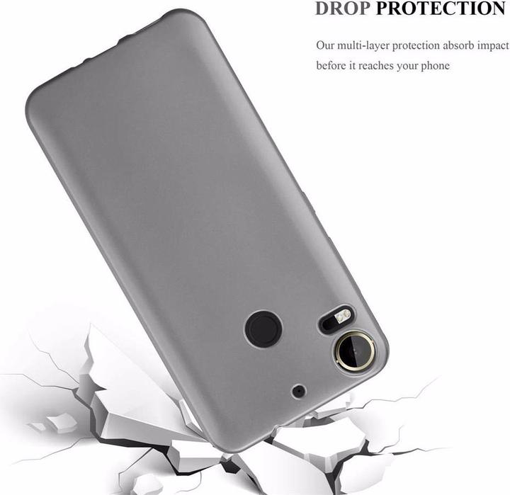 Actual product image Cadorabo TPU Matt Metallic Cover (HTC Desire 10 Pro)