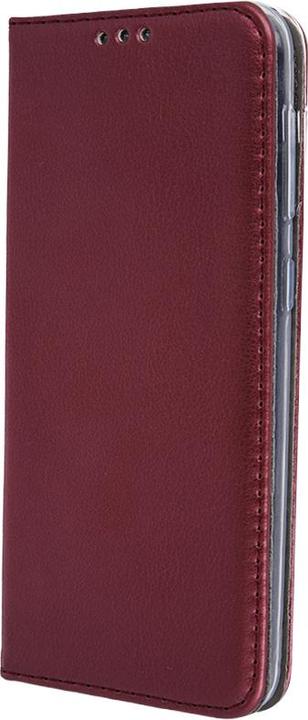 Actual product image OEM Smart Magnetic case for Motorola Moto G54 burgundy (Motorola Moto G54)