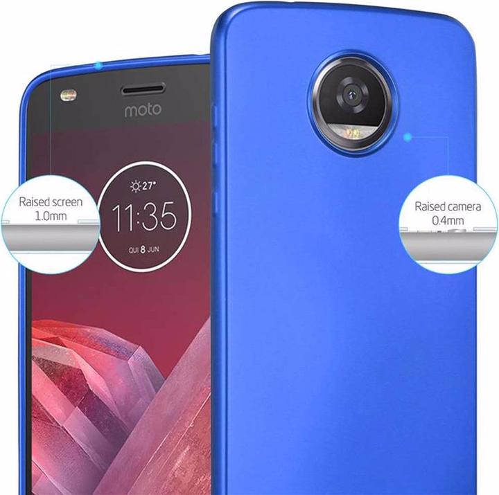 Image du produit Cadorabo Couverture métallique mate TPU (Motorola Moto Z2 Play, Motorola Moto Z2 Force)