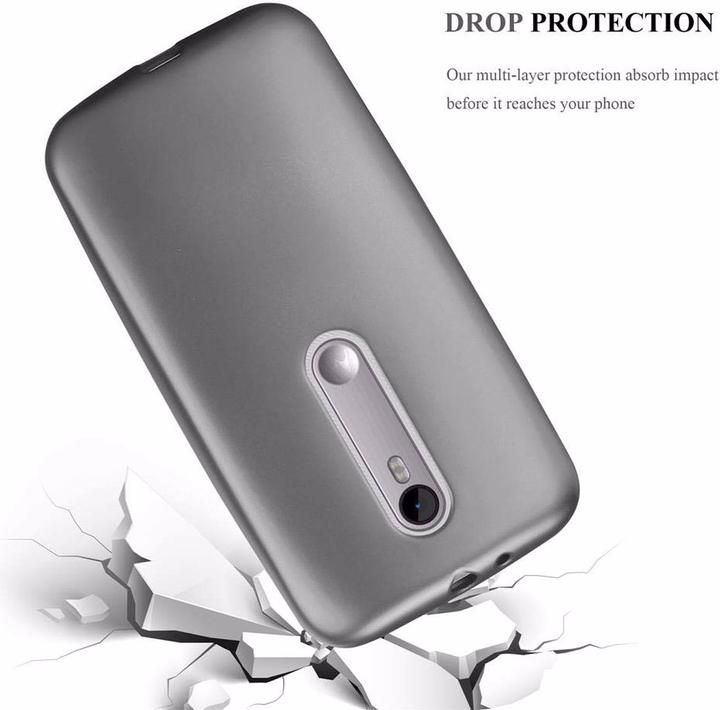 Image du produit Cadorabo Couverture métallique mate TPU (Motorola Moto G3)