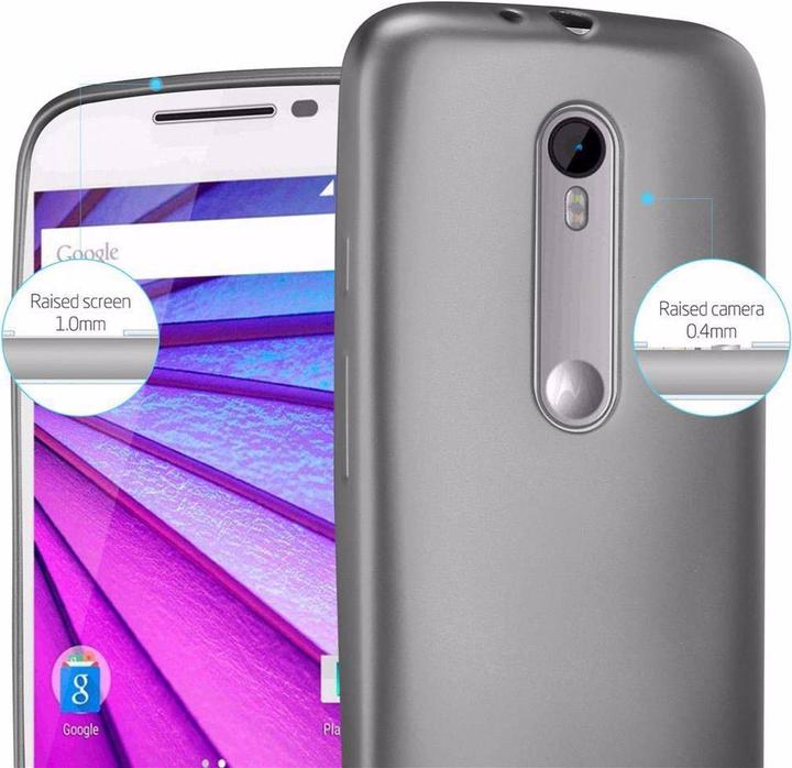 Image du produit Cadorabo Couverture métallique mate TPU (Motorola Moto G3)