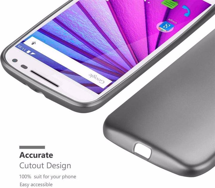 Image du produit Cadorabo Couverture métallique mate TPU (Motorola Moto G3)