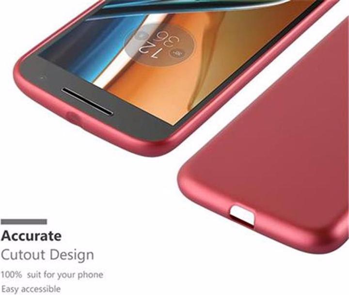 Immagine prodotto Cadorabo Copertura metallica opaca in TPU (Motorola Moto G4 Plus, Motorola Moto G4)