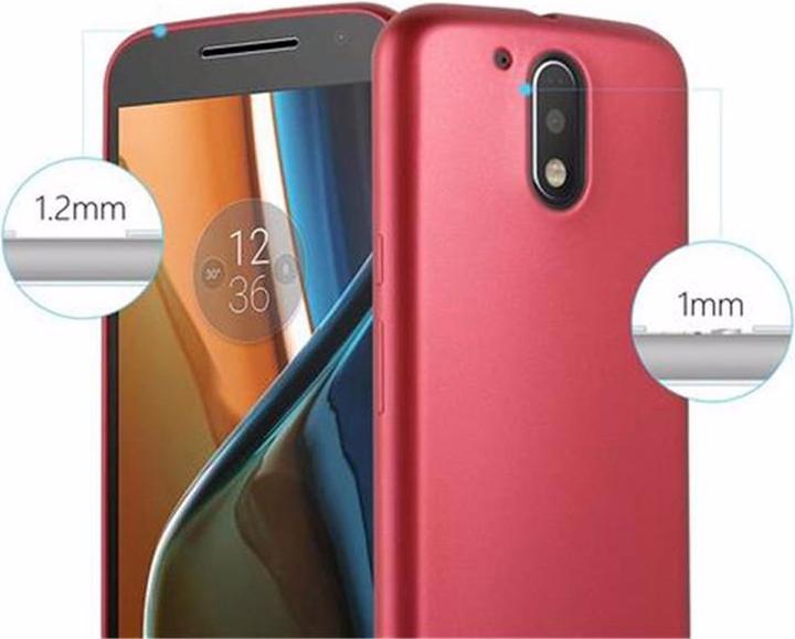 Immagine prodotto Cadorabo Copertura metallica opaca in TPU (Motorola Moto G4 Plus, Motorola Moto G4)
