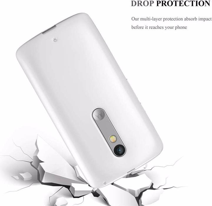 Image du produit Cadorabo Couverture métallique mate TPU (Motorola Moto X Play)