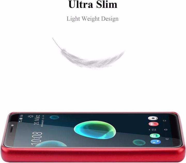 Actual product image Cadorabo TPU Matt Metallic Cover (HTC Desire 12+)
