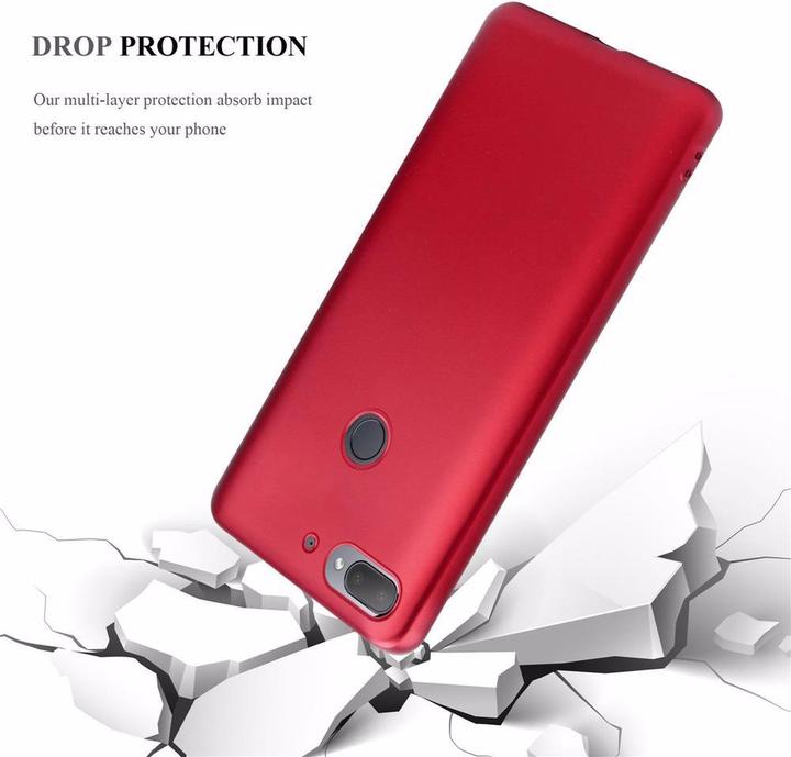 Actual product image Cadorabo TPU Matt Metallic Cover (HTC Desire 12+)
