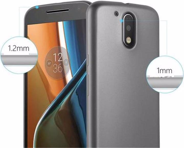Productafbeelding Cadorabo TPU Matte Metallic hoes (Motorola Moto G4, Motorola Moto G4 Plus)