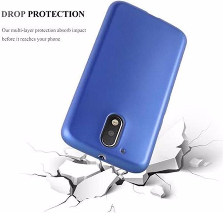 Image du produit Cadorabo Couverture métallique mate TPU (Motorola Moto G4 Plus, Motorola Moto G4)