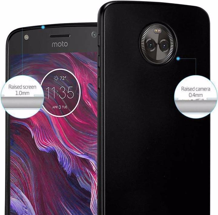 Actual product image Cadorabo TPU Matt Metallic Cover (Motorola Moto X4)