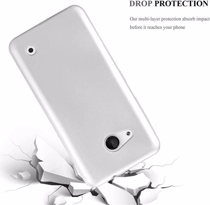 Productafbeelding Cadorabo TPU Matte Metallic hoes (Microsoft Lumia 550)