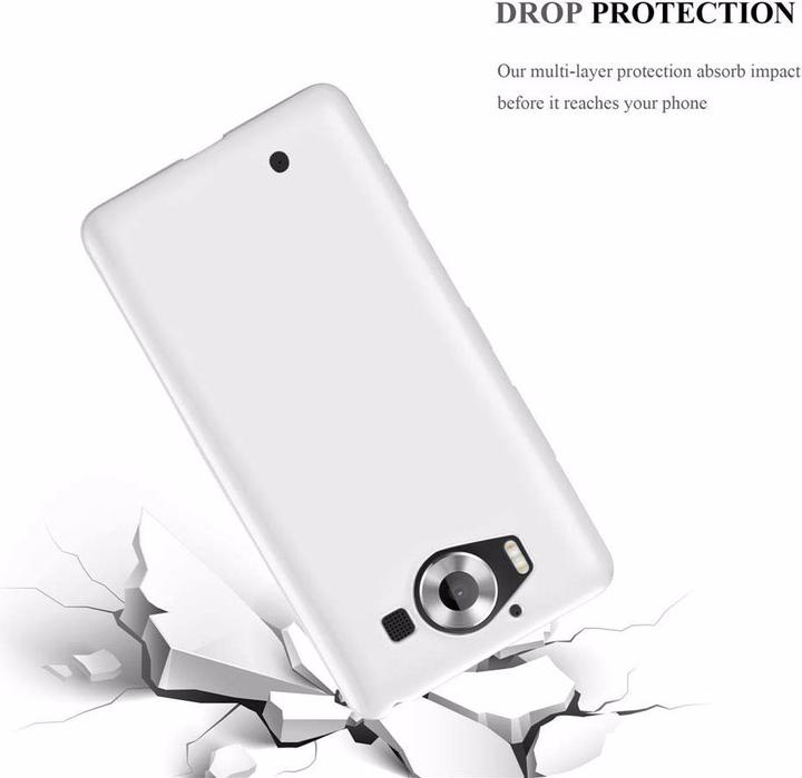 Actual product image Cadorabo TPU Matt Metallic Cover (Nokia Lumia 950 XL)