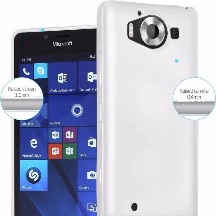 Actual product image Cadorabo TPU Matt Metallic Cover (Nokia Lumia 950 XL)