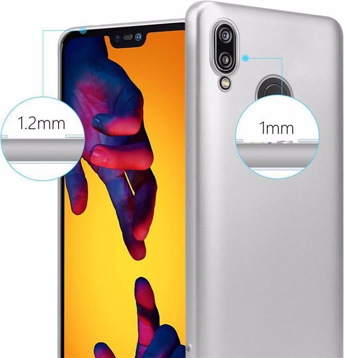Productafbeelding Cadorabo TPU Matte Metallic hoes (Huawei Nova 3E)