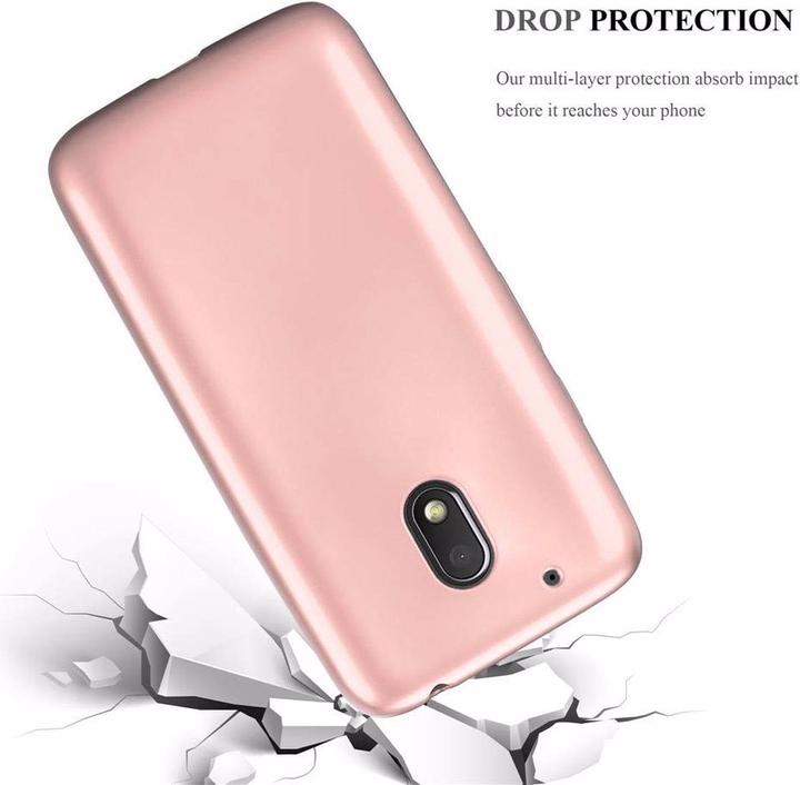 Image du produit Cadorabo Couverture métallique mate TPU (Motorola Moto G4 Play)