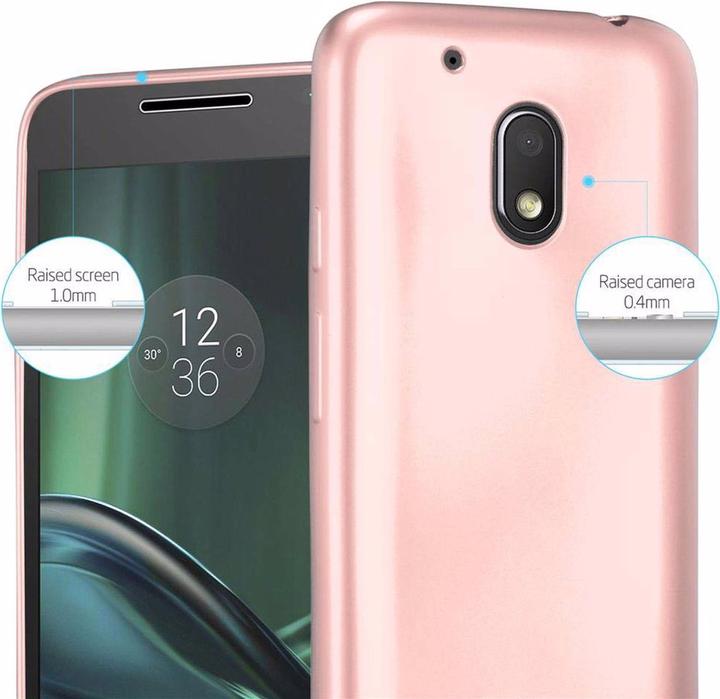 Image du produit Cadorabo Couverture métallique mate TPU (Motorola Moto G4 Play)