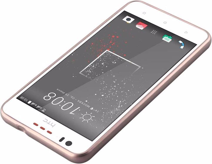 Actual product image Cadorabo TPU Matt Metallic Cover (HTC Desire 10 Lifestyle, HTC Desire 825)