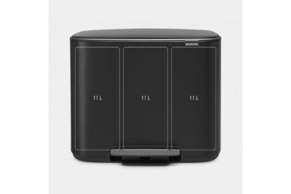 Produktbild Brabantia Bo Treteimer 3 x 11 L (33 l)