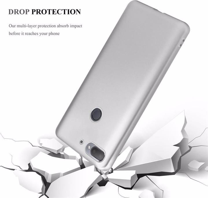 Actual product image Cadorabo TPU Matt Metallic Cover (HTC Desire 12+)