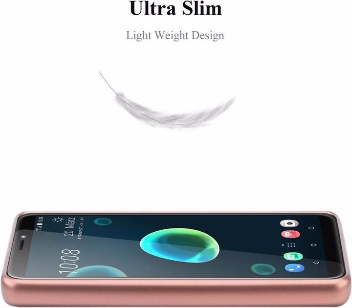Actual product image Cadorabo TPU Matt Metallic Cover (HTC Desire 12+)