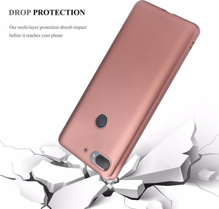 Actual product image Cadorabo TPU Matt Metallic Cover (HTC Desire 12+)