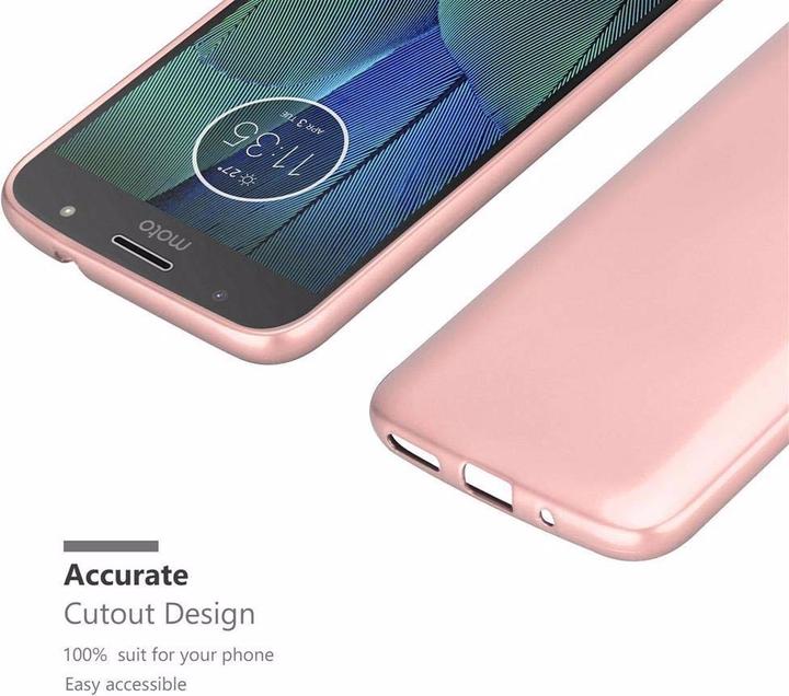 Productafbeelding Cadorabo TPU Matte Metallic hoes (Motorola Moto G5S Plus)