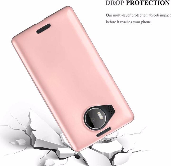 Productafbeelding Cadorabo TPU Matte Metallic hoes (Nokia Lumia 950 XL)
