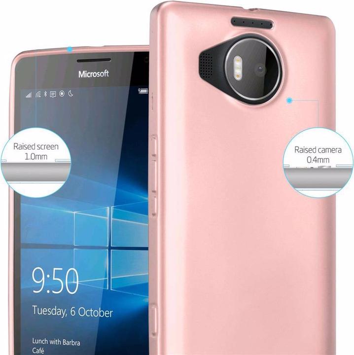 Productafbeelding Cadorabo TPU Matte Metallic hoes (Nokia Lumia 950 XL)