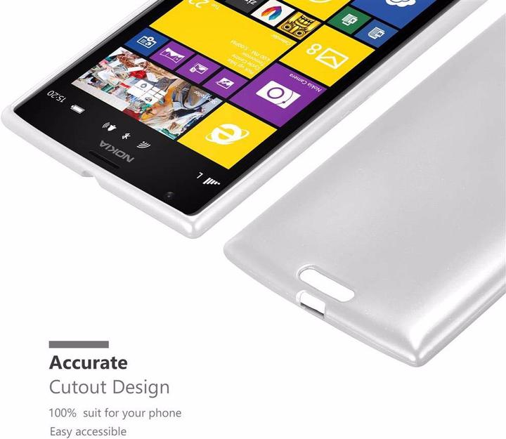 Image du produit Cadorabo Couverture métallique mate TPU (Nokia Lumia 1520)
