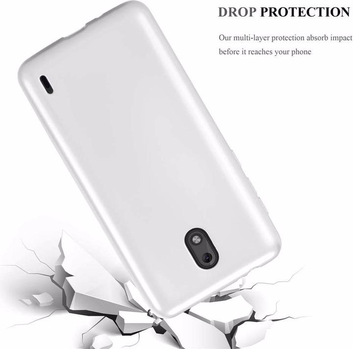 Actual product image Cadorabo TPU Matt Metallic Cover (Nokia 2)