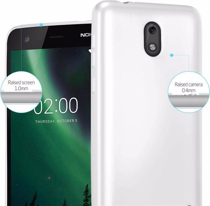 Actual product image Cadorabo TPU Matt Metallic Cover (Nokia 2)