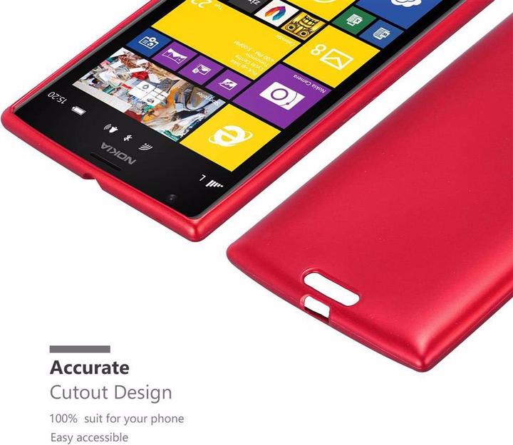 Image du produit Cadorabo Couverture métallique mate TPU (Nokia Lumia 1520)