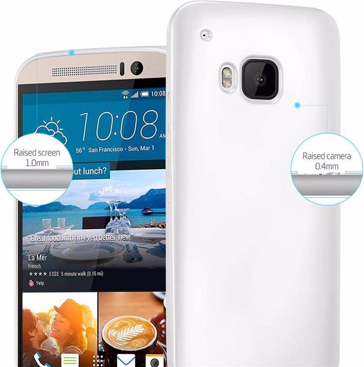 Image du produit Cadorabo Couverture métallique mate TPU (HTC One M9)
