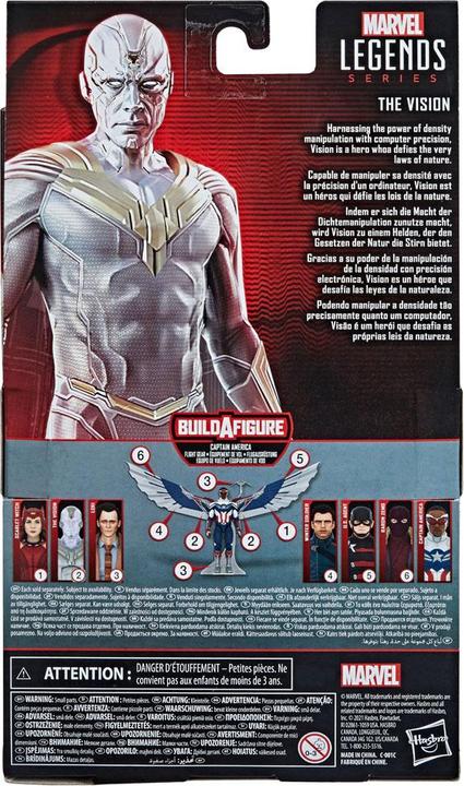 Actual product image Hasbro Avengers Disney Plus Marvel Legends Series Action Figure 2021 The Vision