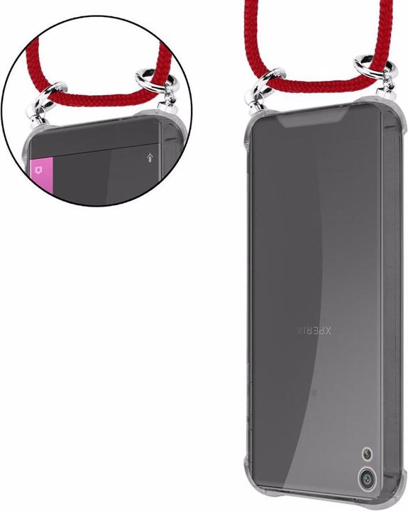 Produktbild Cadorabo TPU Handy Kette SILBER Cover