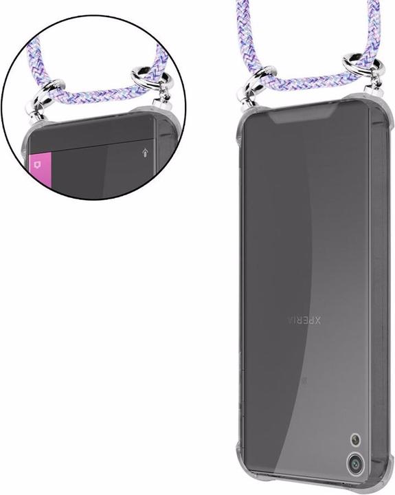 Produktbild Cadorabo TPU Handy Kette SILBER Cover