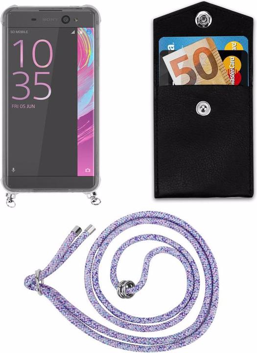 Produktbild Cadorabo TPU Handy Kette SILBER Cover