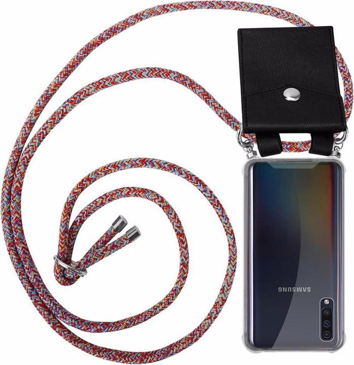 Actual product image Cadorabo TPU Mobile Phone Chain SILVER Cover
