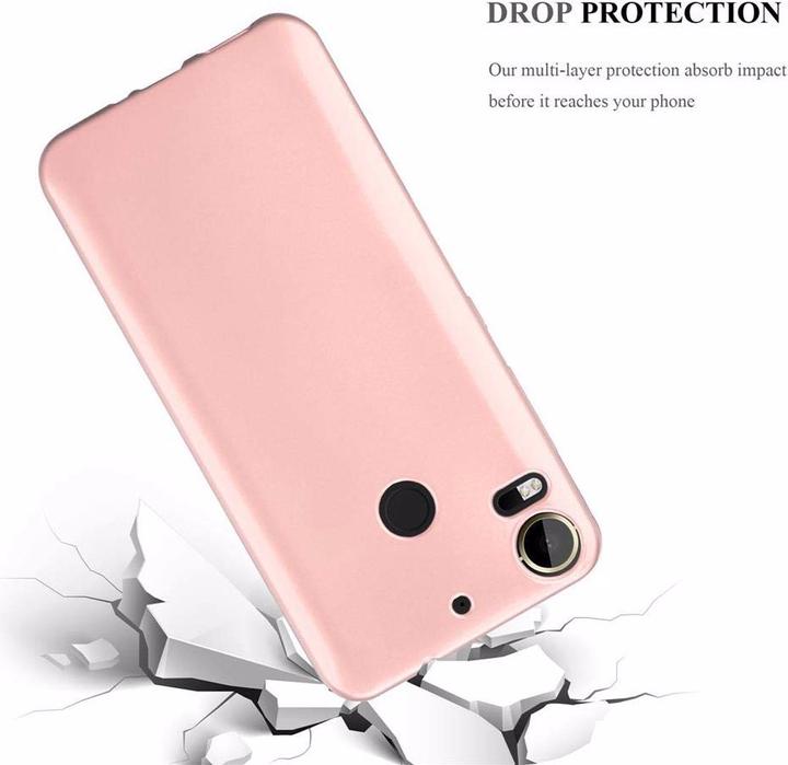 Image du produit Cadorabo Couverture métallique mate TPU (HTC Desire 10 Pro)