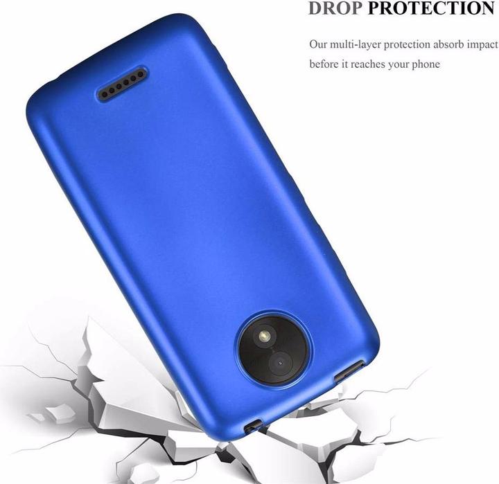 Image du produit Cadorabo Couverture métallique mate TPU (Motorola Moto C Plus)