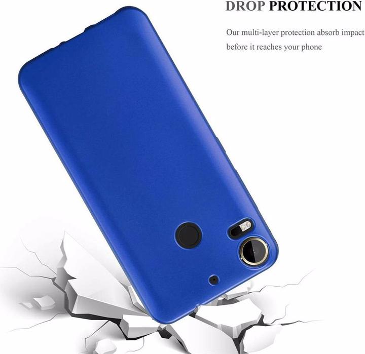 Productafbeelding Cadorabo TPU matte metalen hoes (HTC Desire 10 Pro)