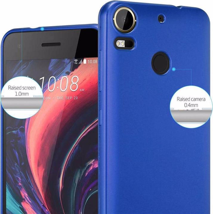 Productafbeelding Cadorabo TPU matte metalen hoes (HTC Desire 10 Pro)