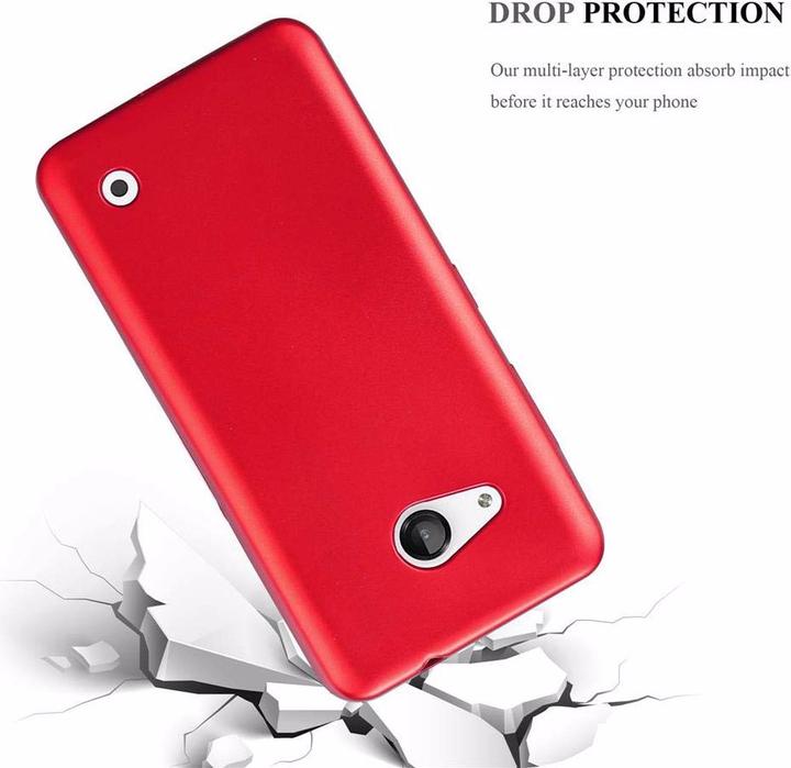Productafbeelding Cadorabo TPU matte metalen hoes (Microsoft Lumia 550)