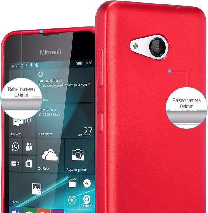 Productafbeelding Cadorabo TPU matte metalen hoes (Microsoft Lumia 550)