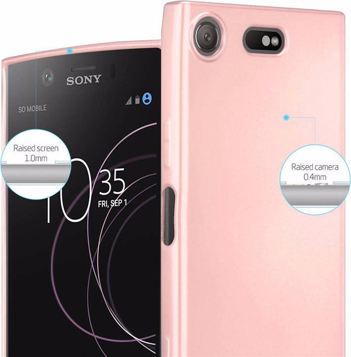 Image du produit Cadorabo Couverture métallique mate TPU (Sony Xperia XZ1 Compact)